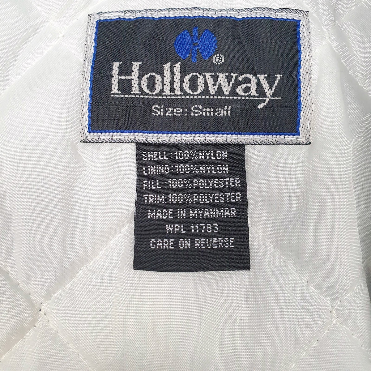 Mens Blue Holloway Vintage 90s JR. Icemen  Coat