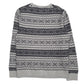 Mens Grey Nautica Funky Crewneck Jumper