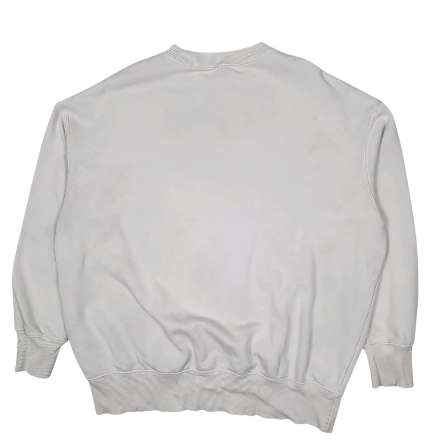 Mens White Nike Baggy Crewneck Jumper