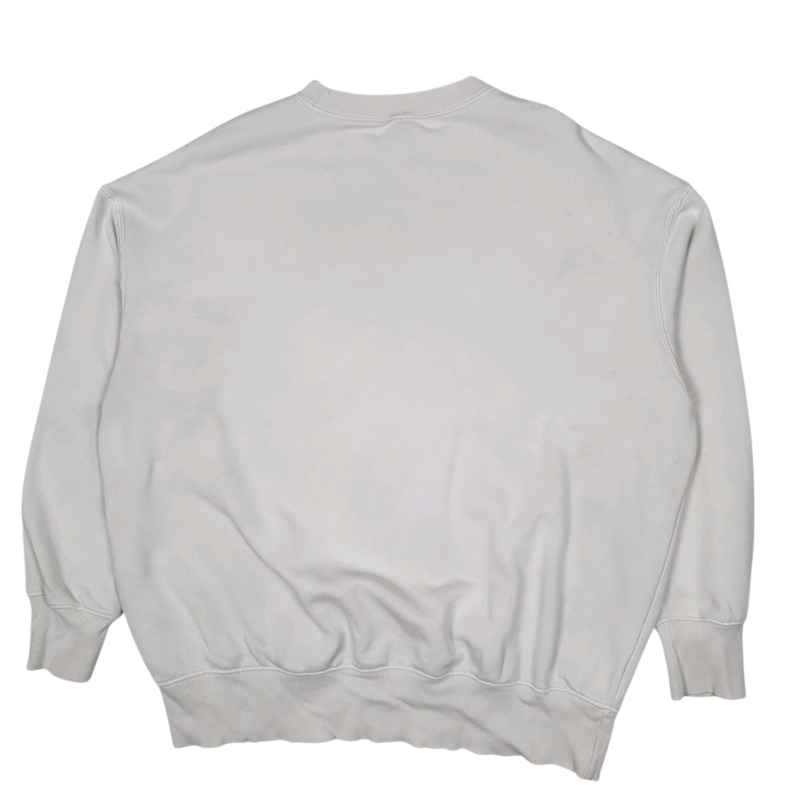 Mens White Nike Baggy Crewneck Jumper