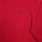 Mens Red Polo Ralph Lauren  V Neck Jumper
