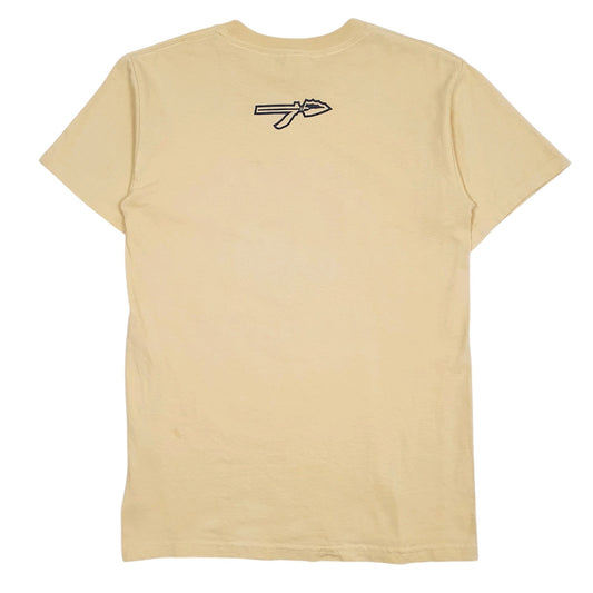Mens Yellow Gildan   T Shirt