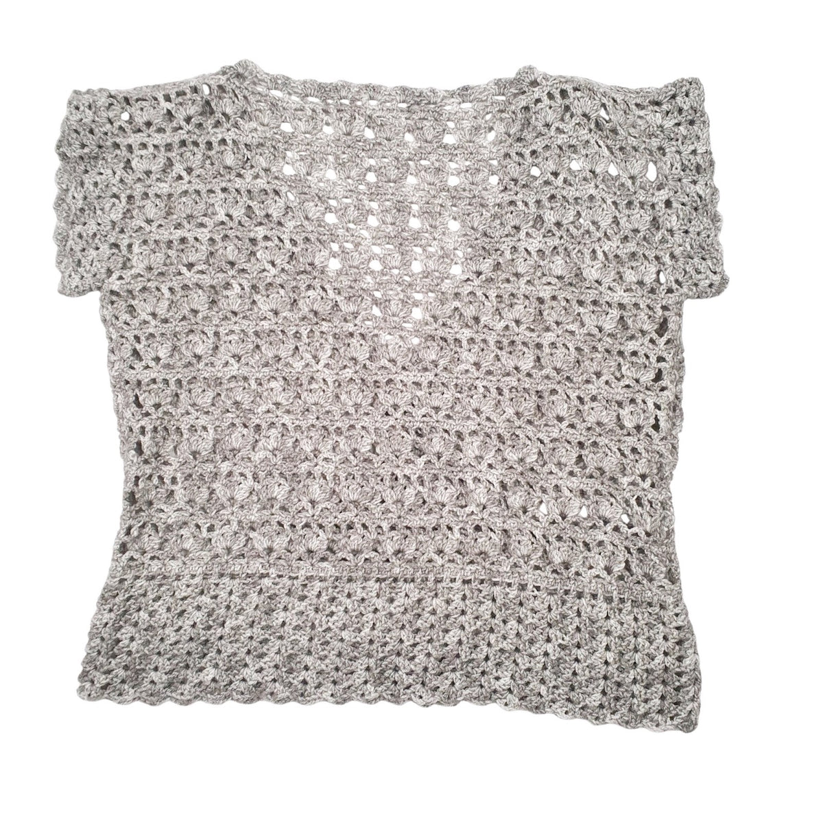 Womens Grey Unbranded Knit V Neck Jumper