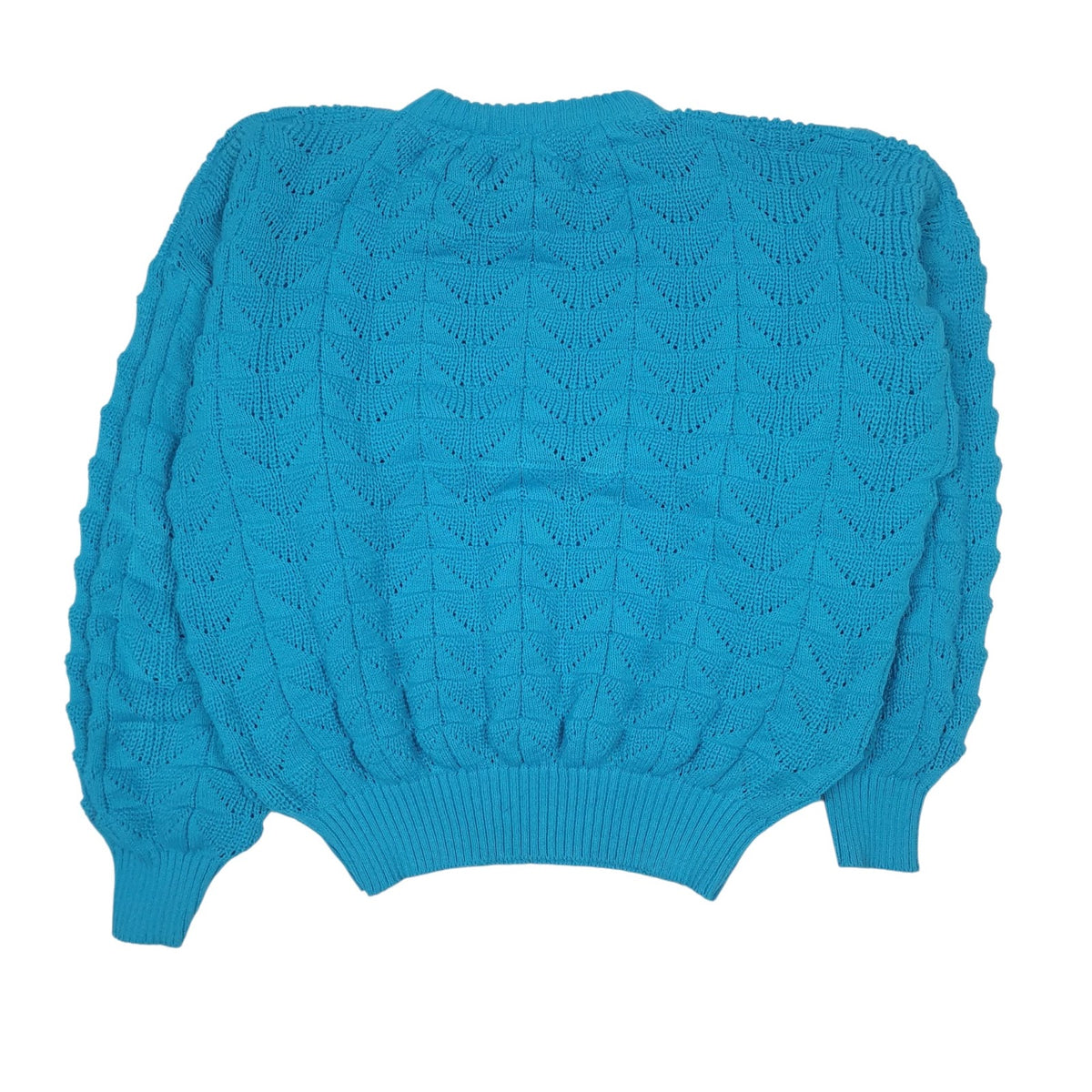 Womens Blue Unbranded Knit Crewneck Jumper