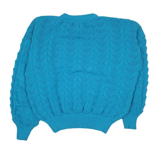 Womens Blue Unbranded Knit Crewneck Jumper