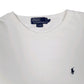 Mens White Polo Ralph Lauren Vintage 90s Crewneck Jumper
