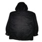 Mens Black Wrangler Fleece Lined Hoodie Chore  Coat