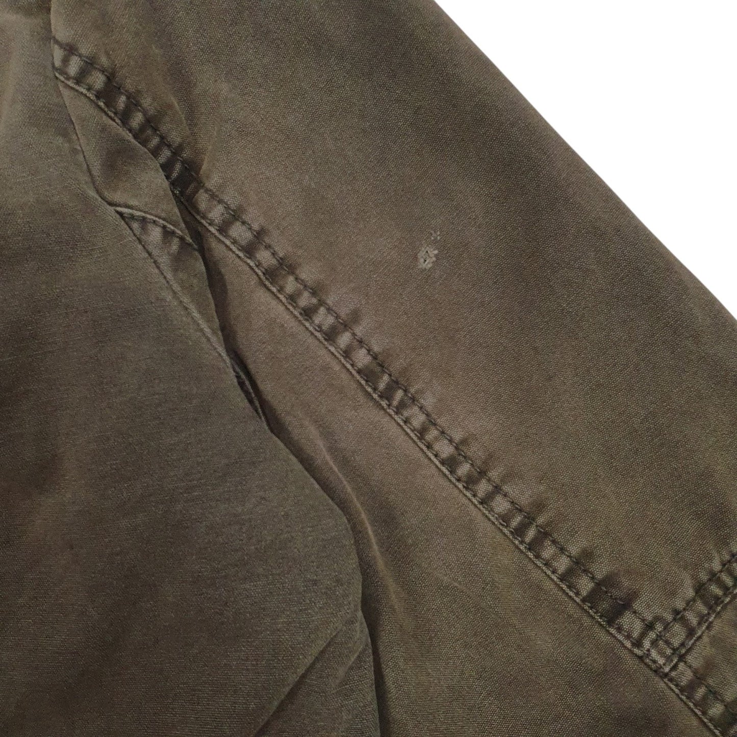 Mens Green Levis Sherpa Lined  Coat