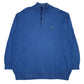 Mens Blue Lacoste  Quarter Zip Jumper