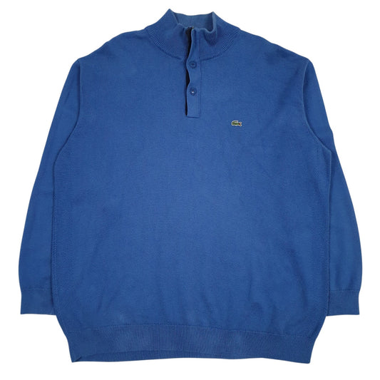 Mens Blue Lacoste  Quarter Zip Jumper