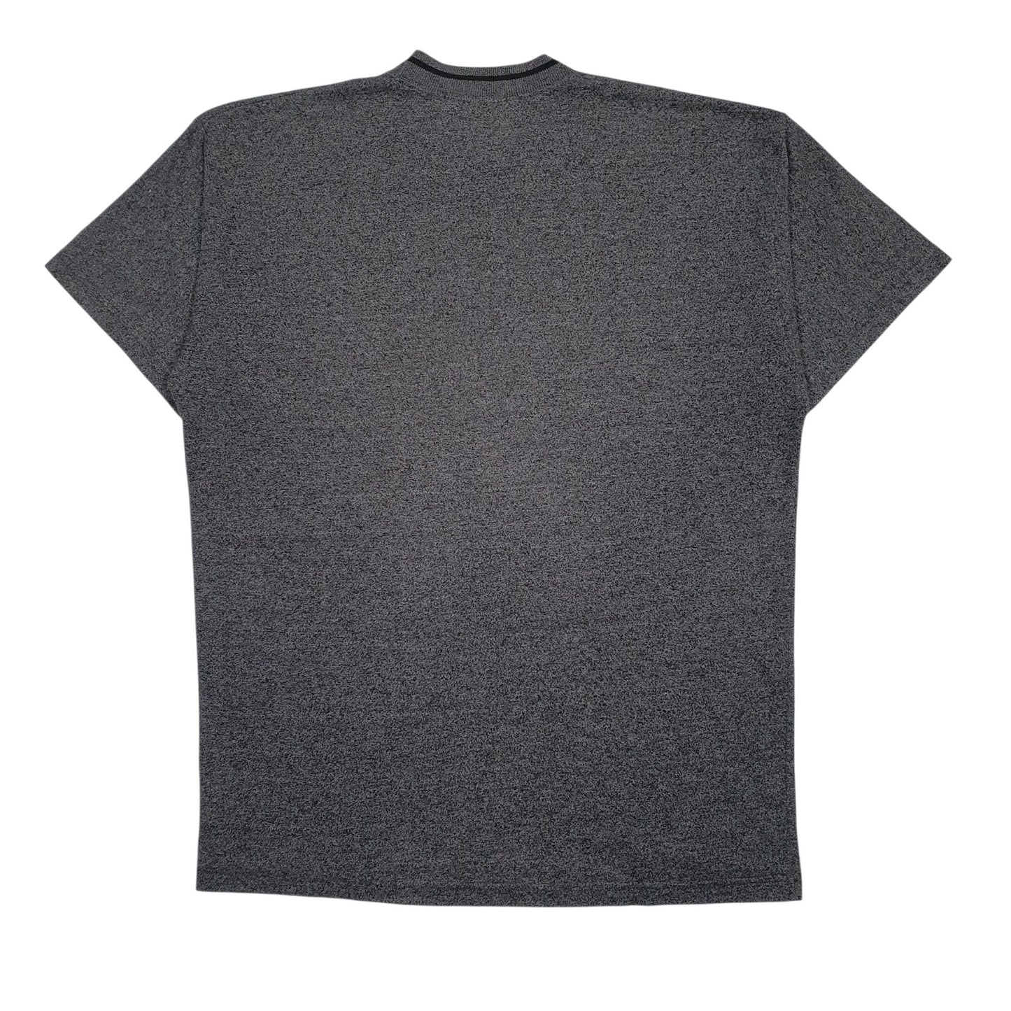Mens Grey United Cotton Spellout  T Shirt