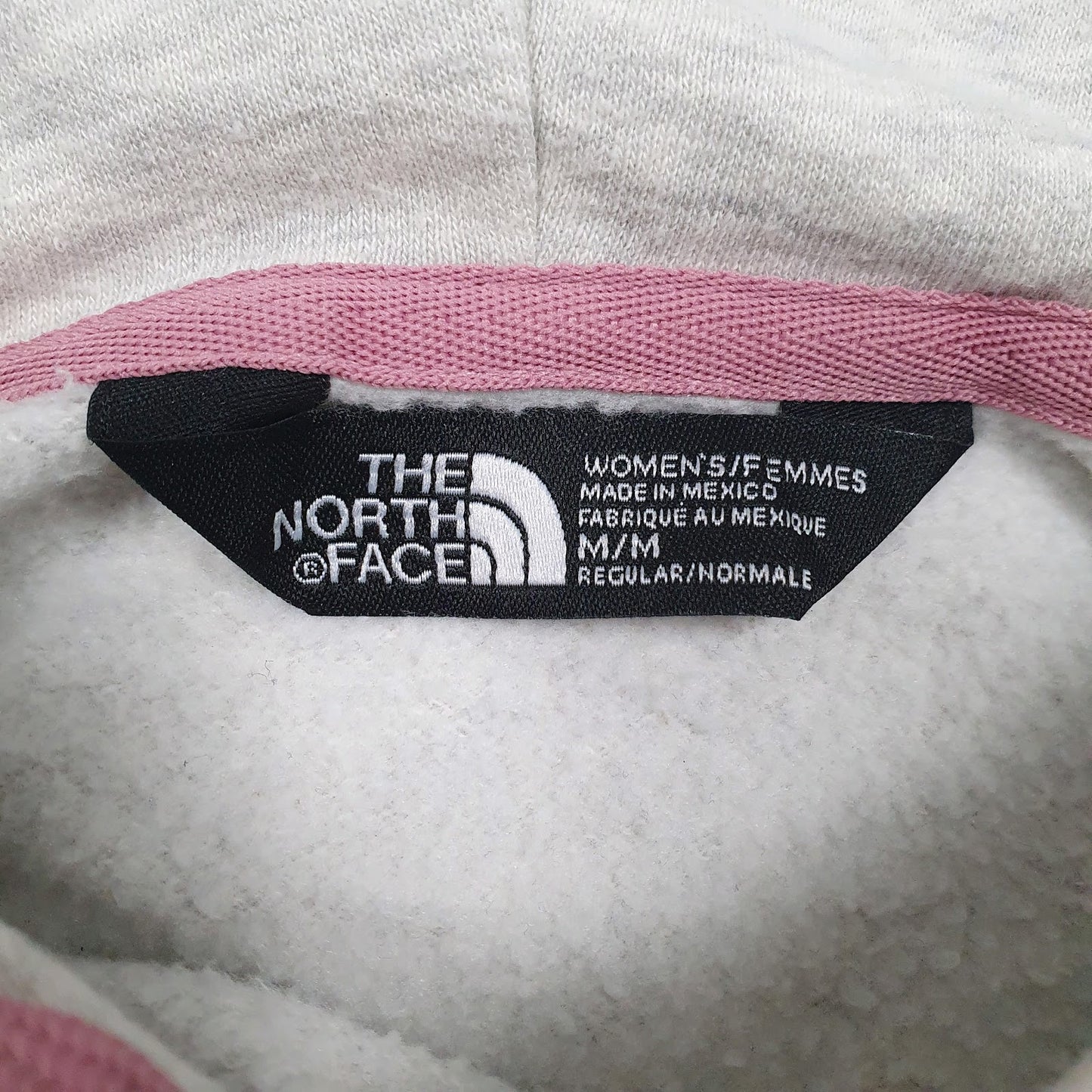 Womens Grey The North Face Spellout Hoodie Jumper