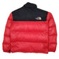 Mens Red The North Face Nuptse Retro 1996 Full Zip Coat