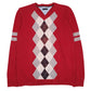 Mens Red Tommy Hilfiger  Crewneck Jumper