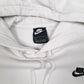 Mens White Nike  Hoodie Jumper