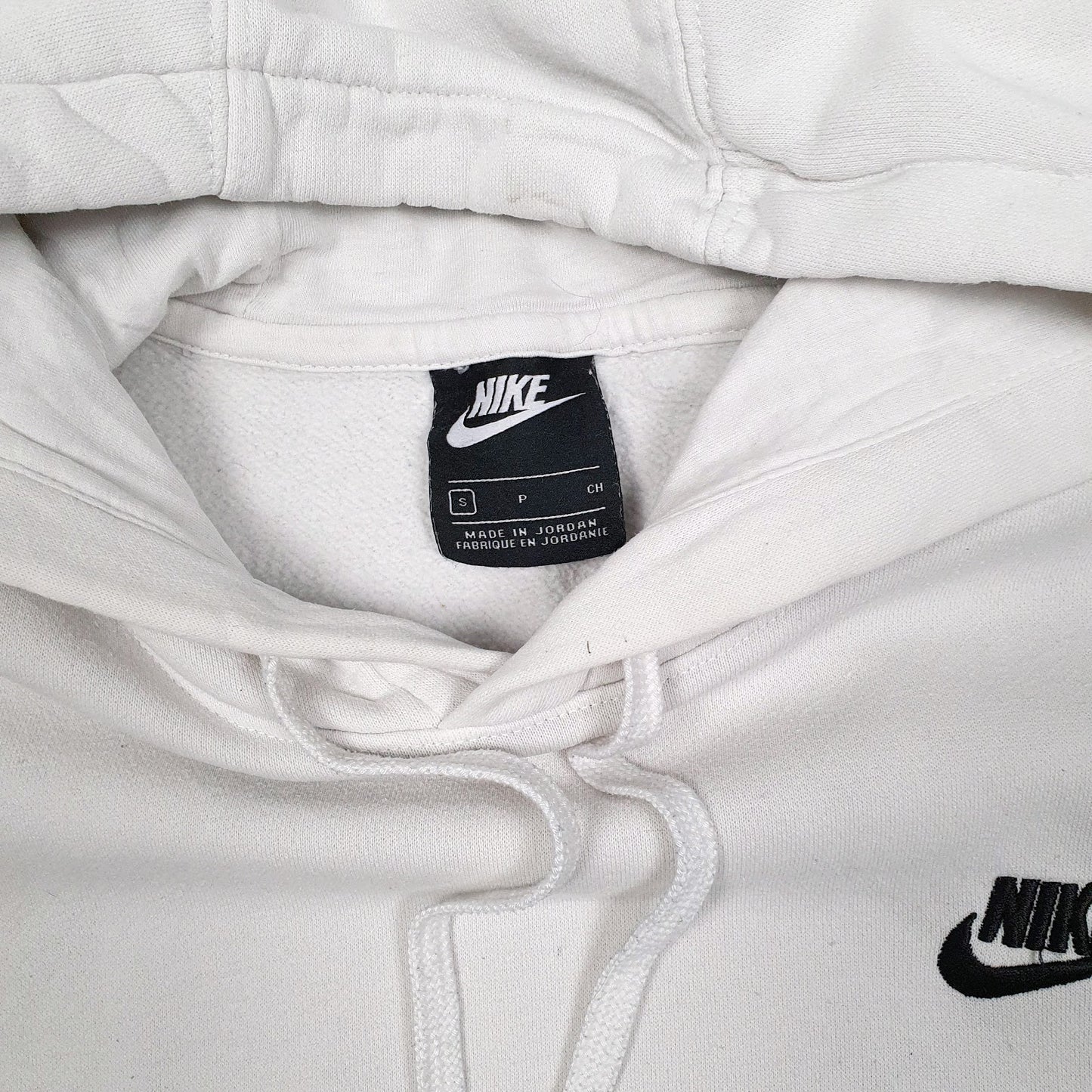 Mens White Nike  Hoodie Jumper