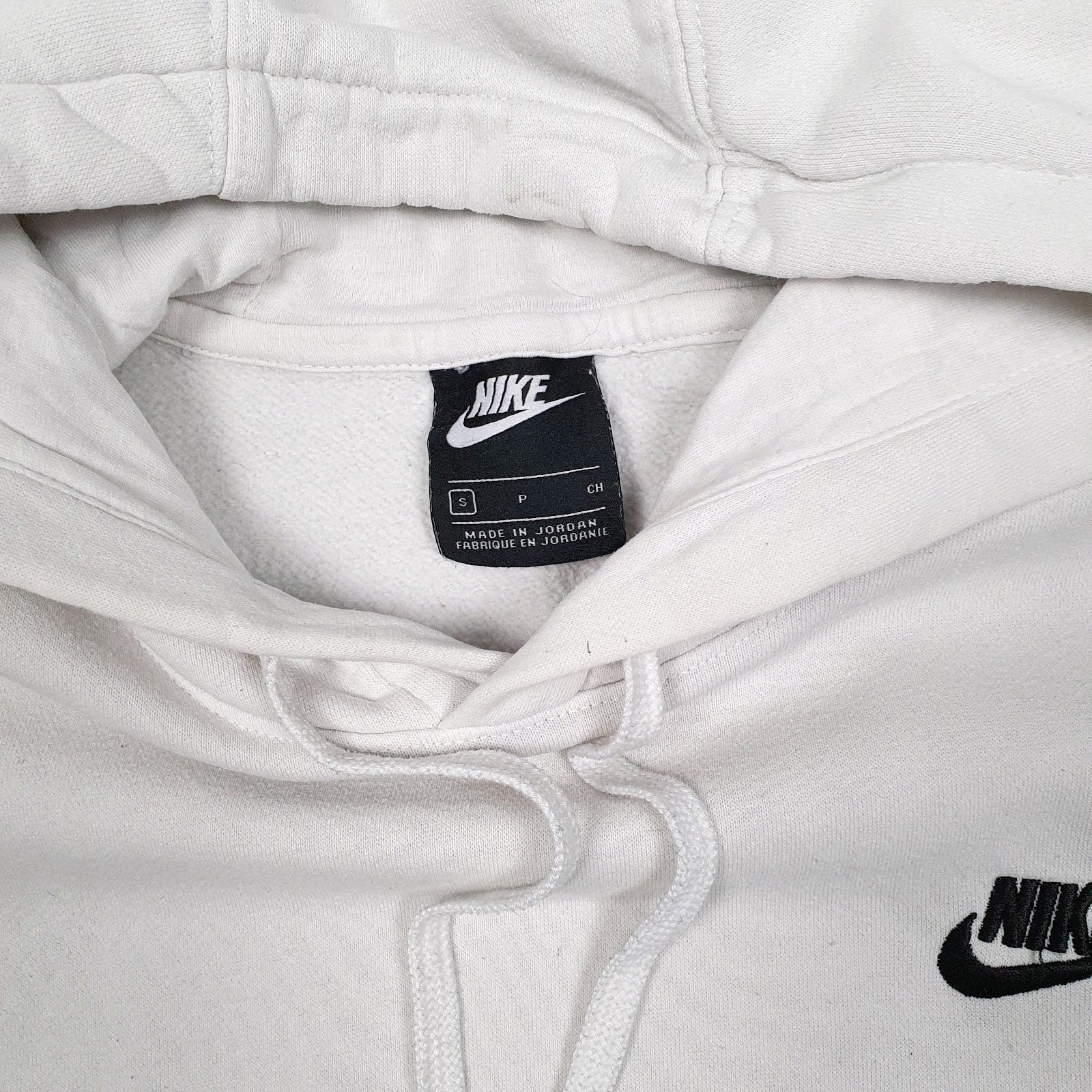 Mens White Nike  Hoodie Jumper