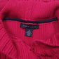 Womens Red Tommy Hilfiger Cardigan Knit Cardigan Jumper