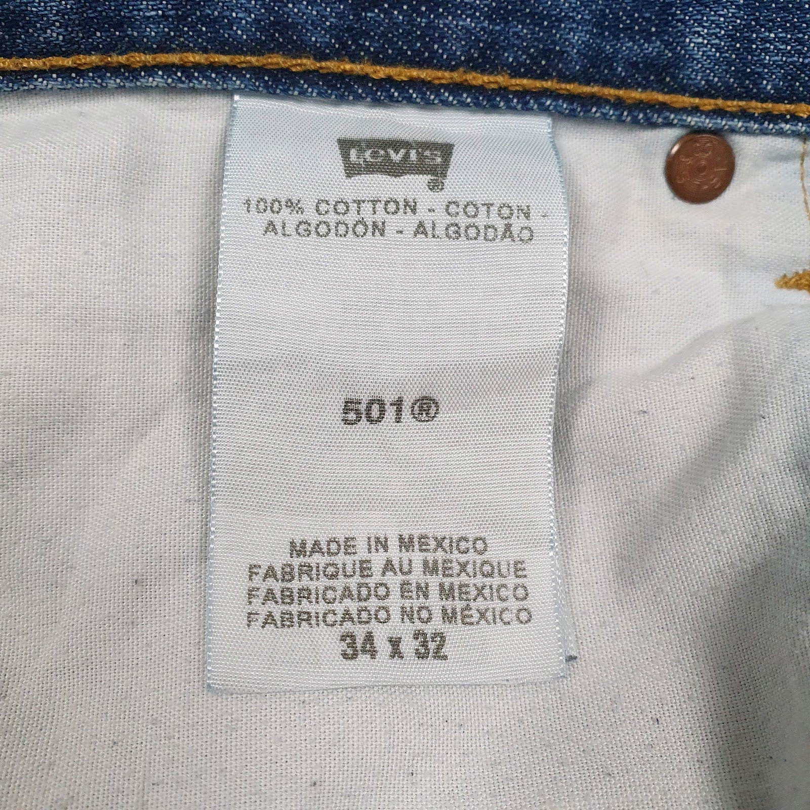 Mens Blue Levis   Jeans