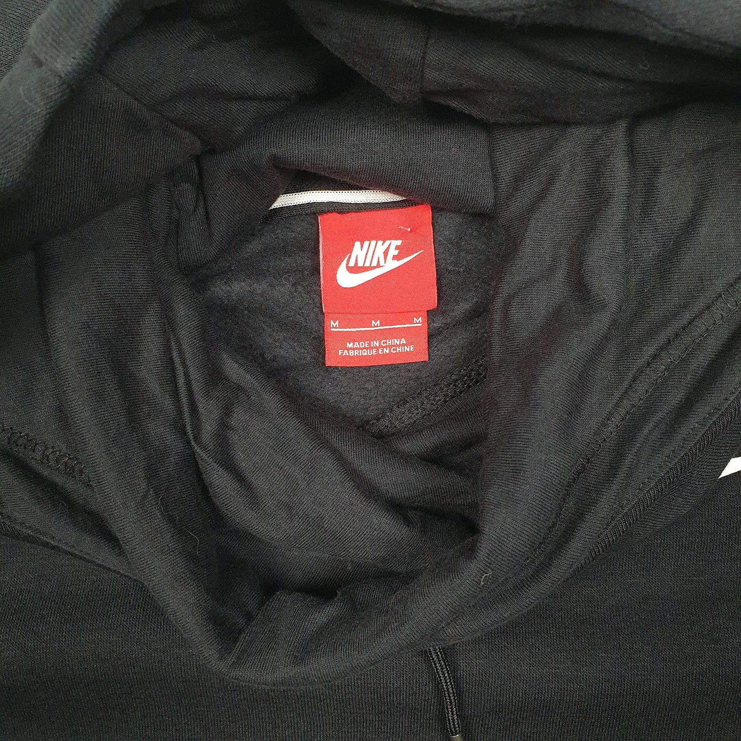 Womens Black Nike Turtle Neck Hoodie Jumper