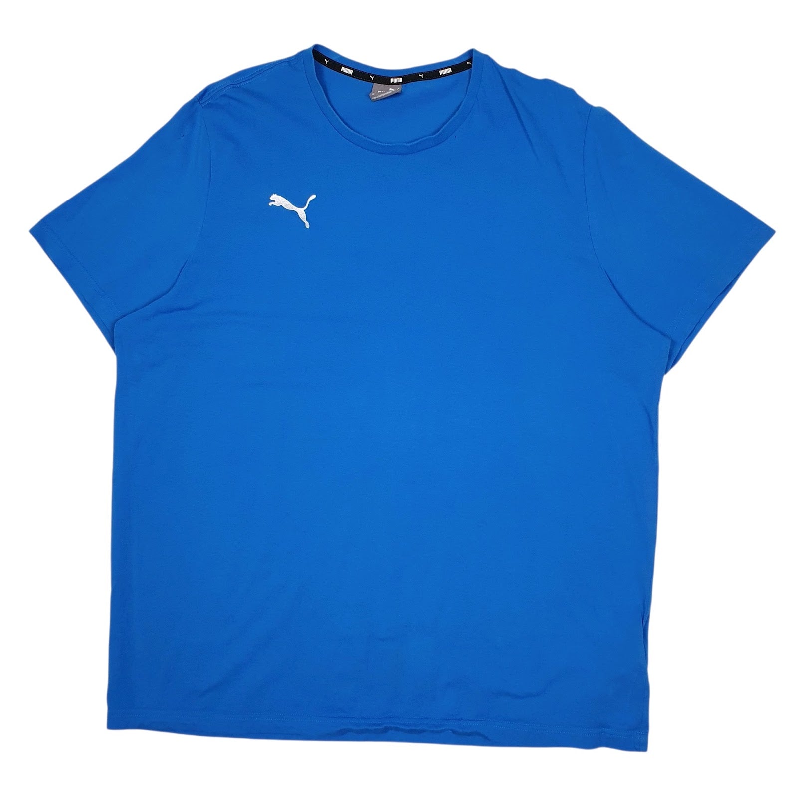 Mens Blue Puma  Short Sleeve T Shirt