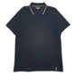 Mens Black Burberry  Short Sleeve Polo Shirt
