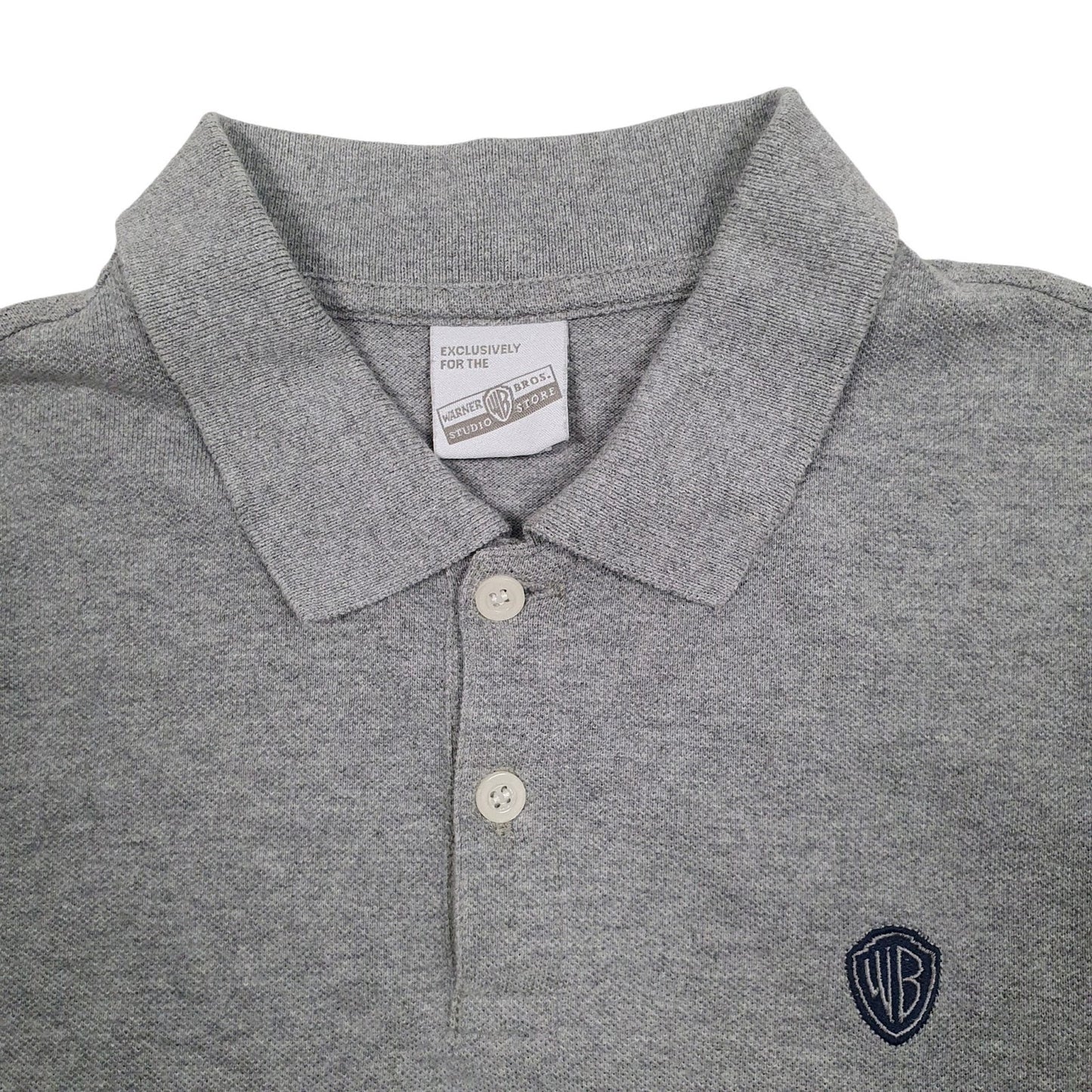 Mens Grey Warner Bros   Polo Shirt