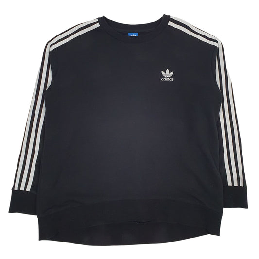 Mens Black Adidas  Crewneck Jumper