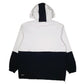 Mens White Adidas Fleece Lined Windbreaker  Coat