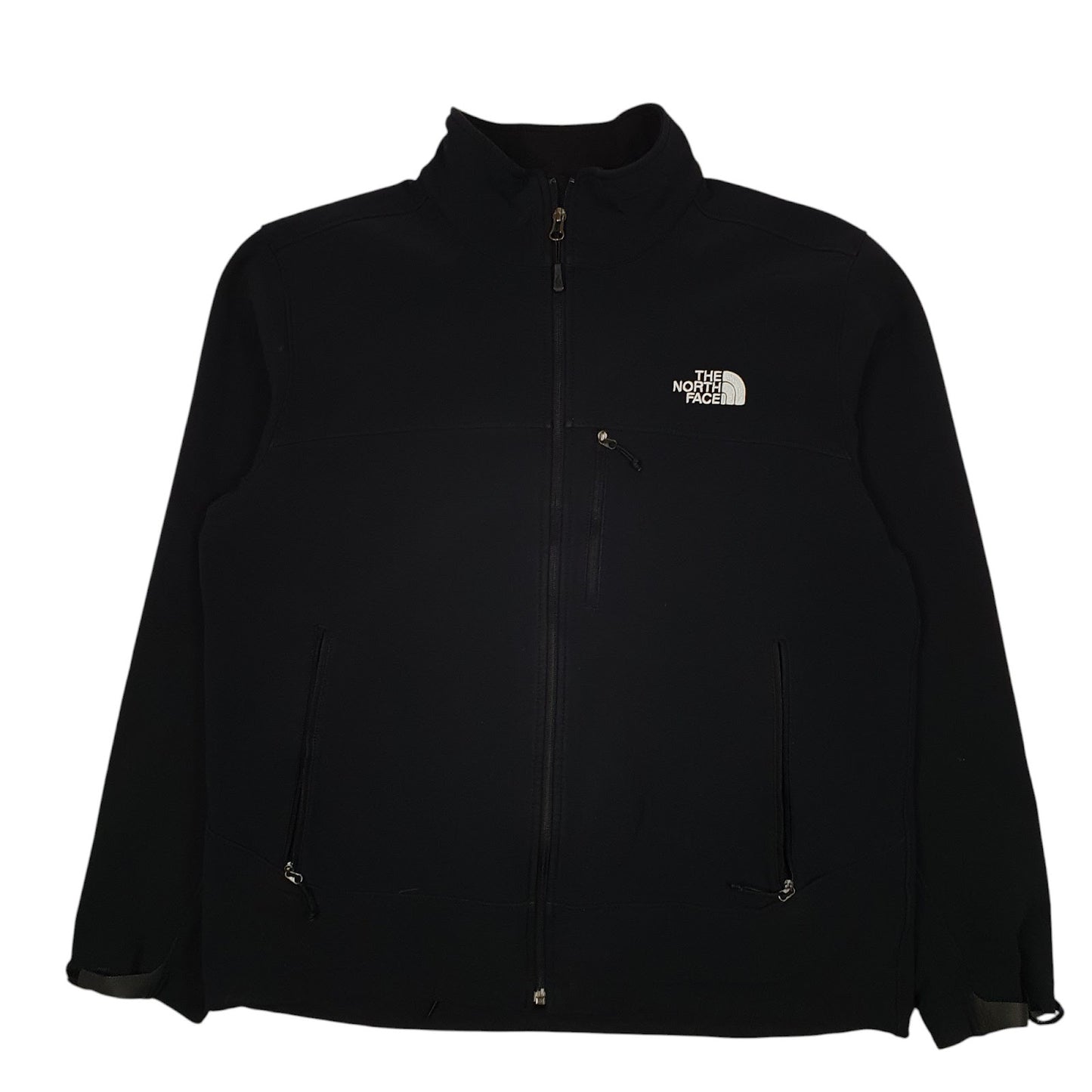 Mens Black The North Face Windbreaker Hoodie Coat