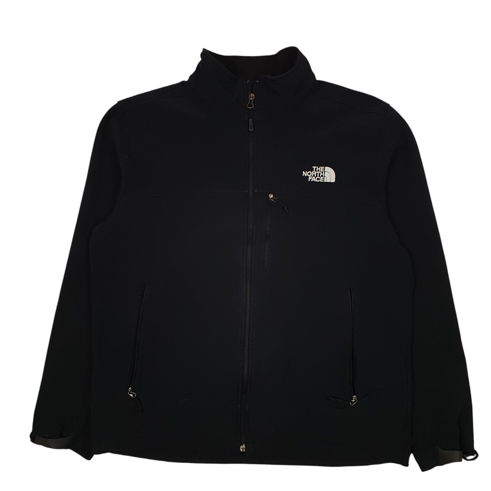 Mens Black The North Face Windbreaker Hoodie Coat