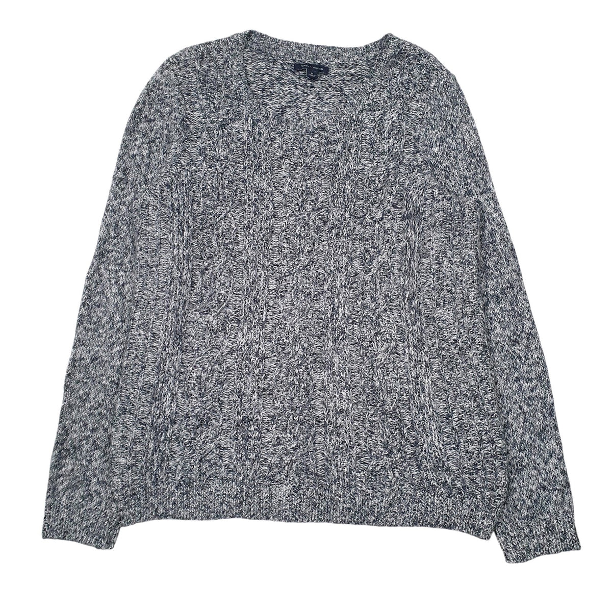Womens Grey Tommy Hilfiger Knit Crewneck Jumper