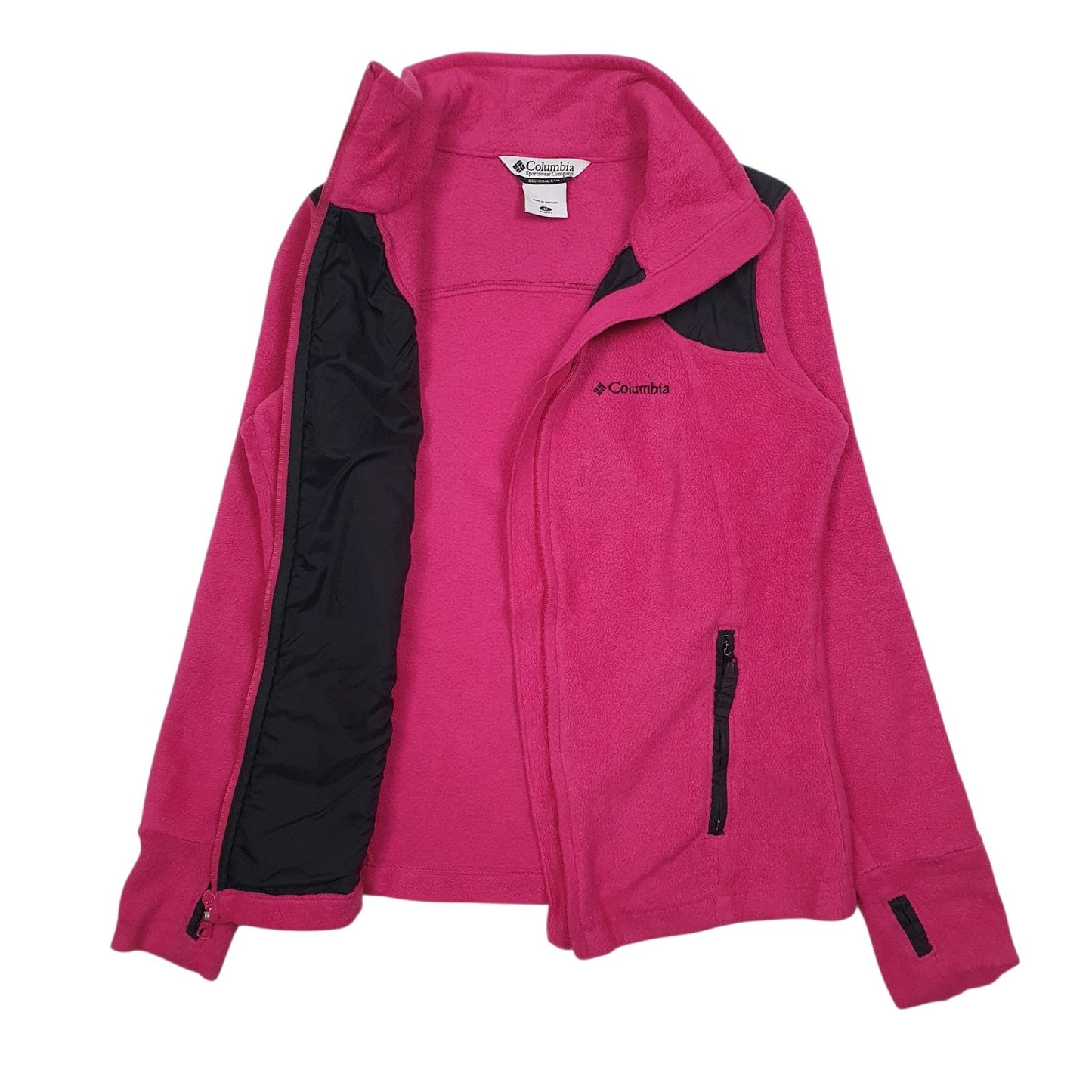 Womens Pink Columbia Sportswear Company  Full Zip Jumper