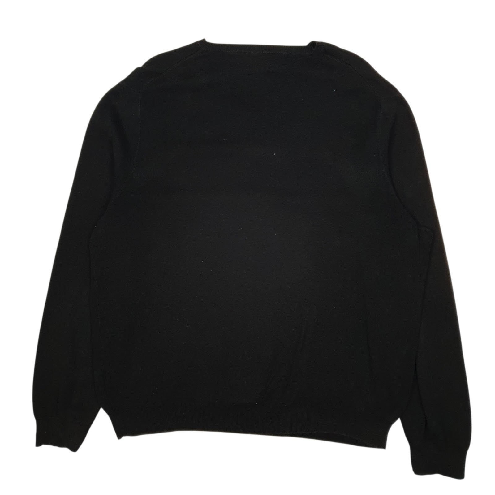 Mens Black Polo Ralph Lauren Lightweight V Neck Jumper