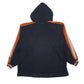 Mens Black Starter Baggy Hoodie Jumper