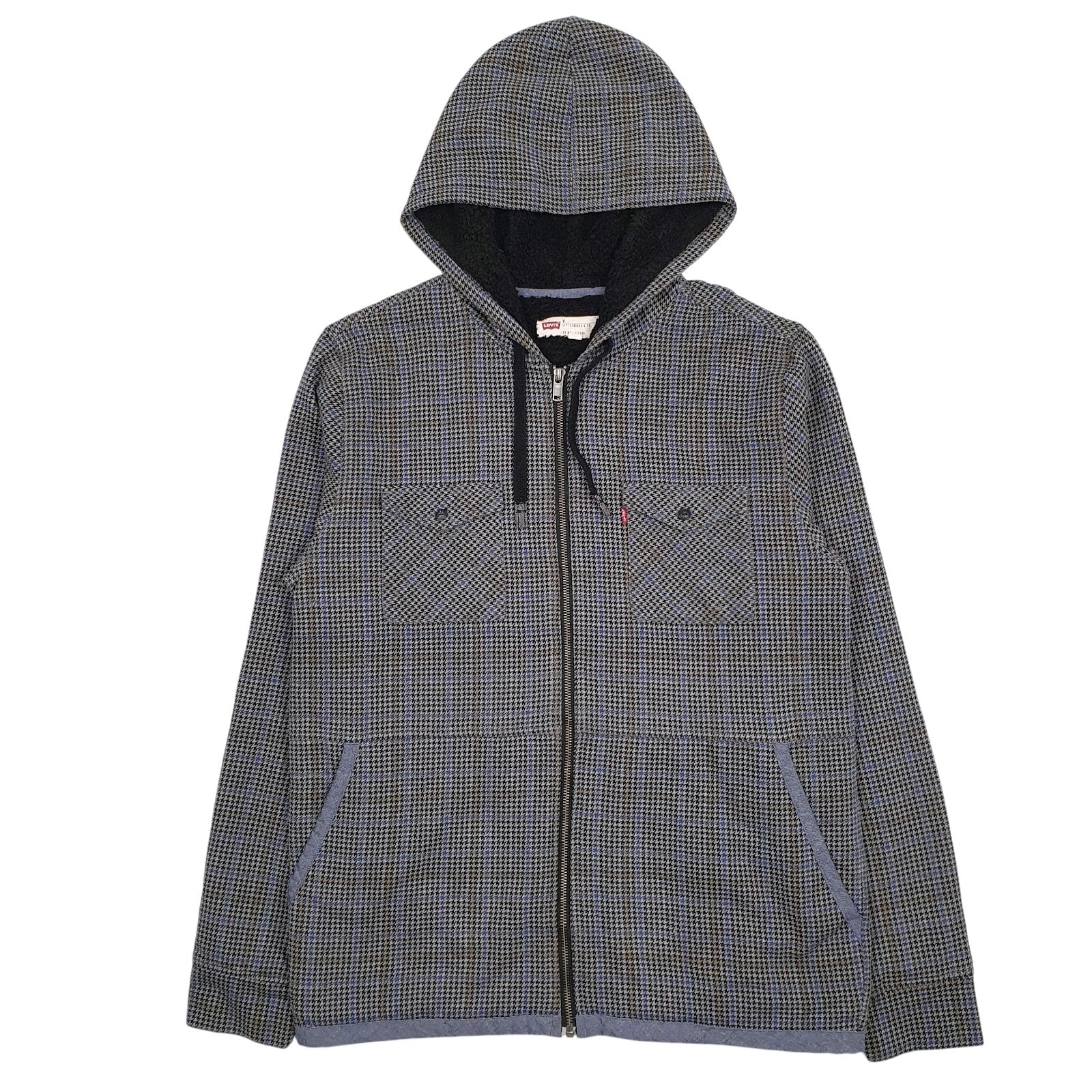 Mens Grey Levis Fleece Lined  Coat