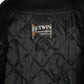 Mens Black Butwin Vintage 90s Coach Varsity Hoodie Coat