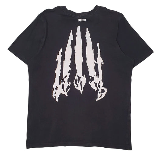 Mens Black Puma   T Shirt