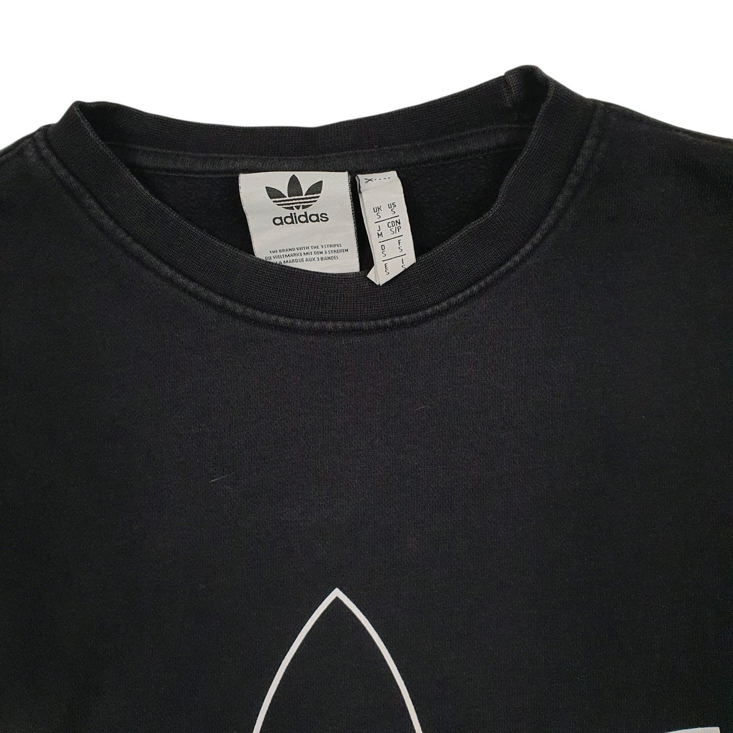 Mens Black Adidas  Crewneck Jumper