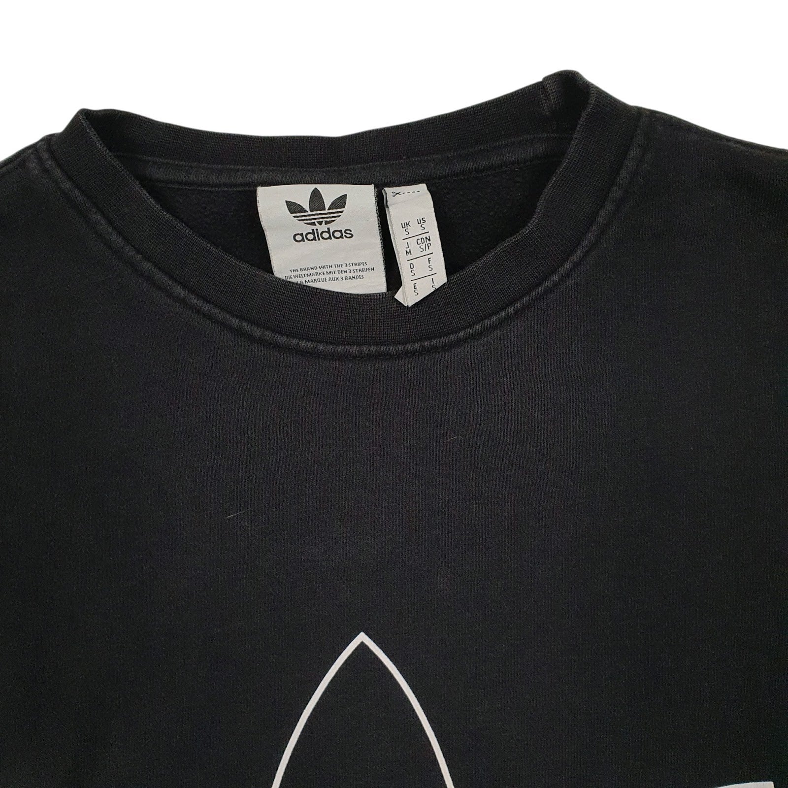 Mens Black Adidas  Crewneck Jumper