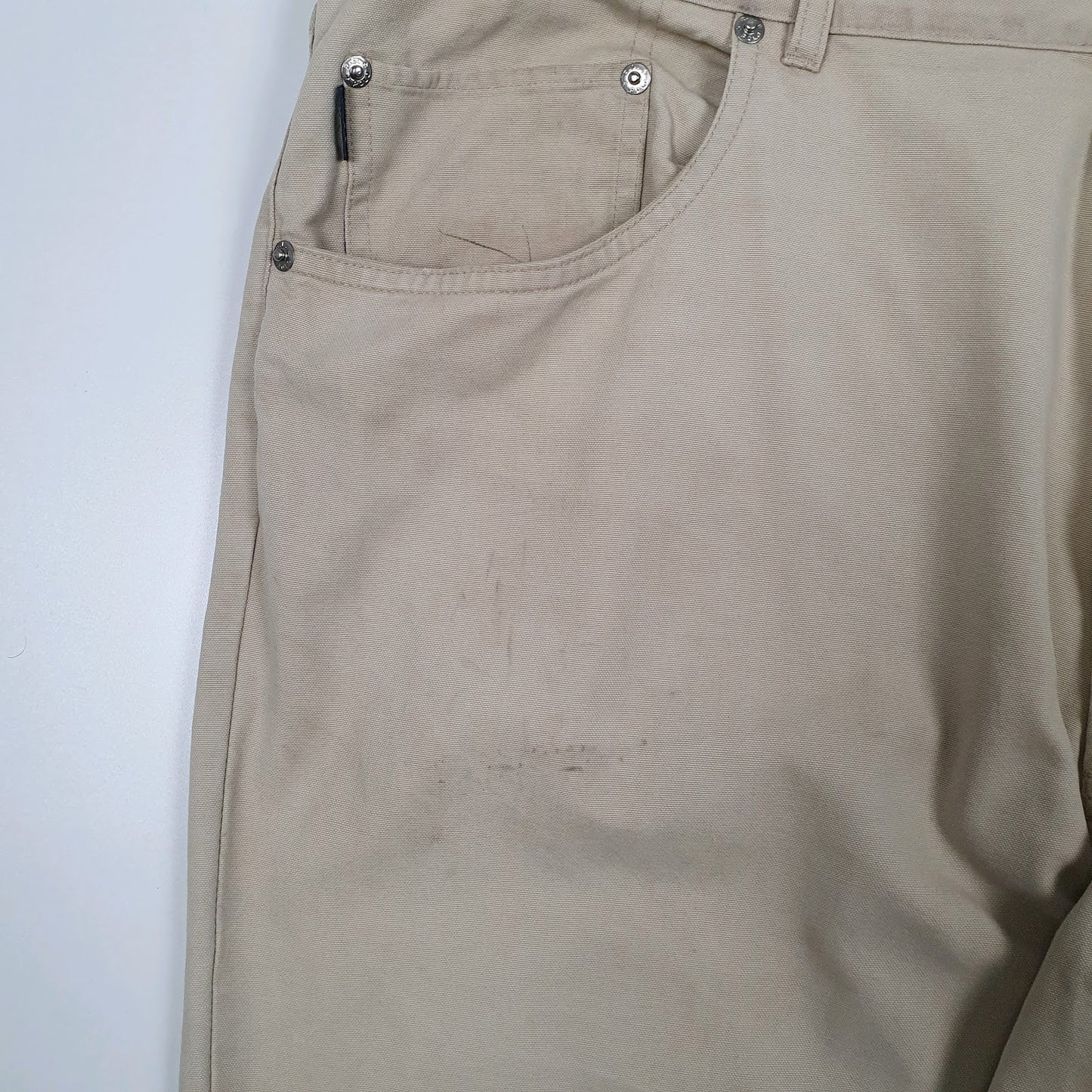 Mens Beige Polo Ralph Lauren Vintage 2000s  Trousers