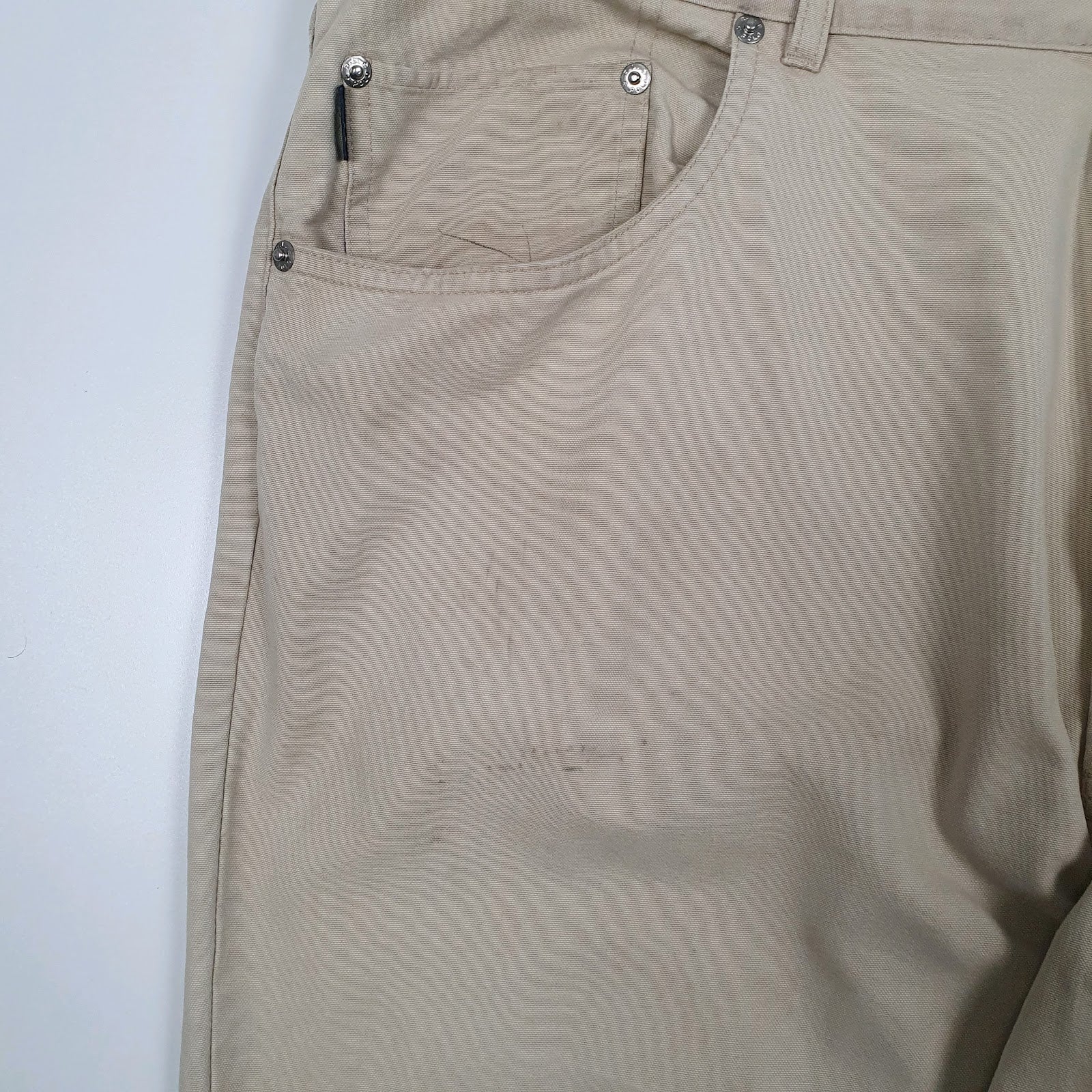 Mens Beige Polo Ralph Lauren Vintage 2000s  Trousers