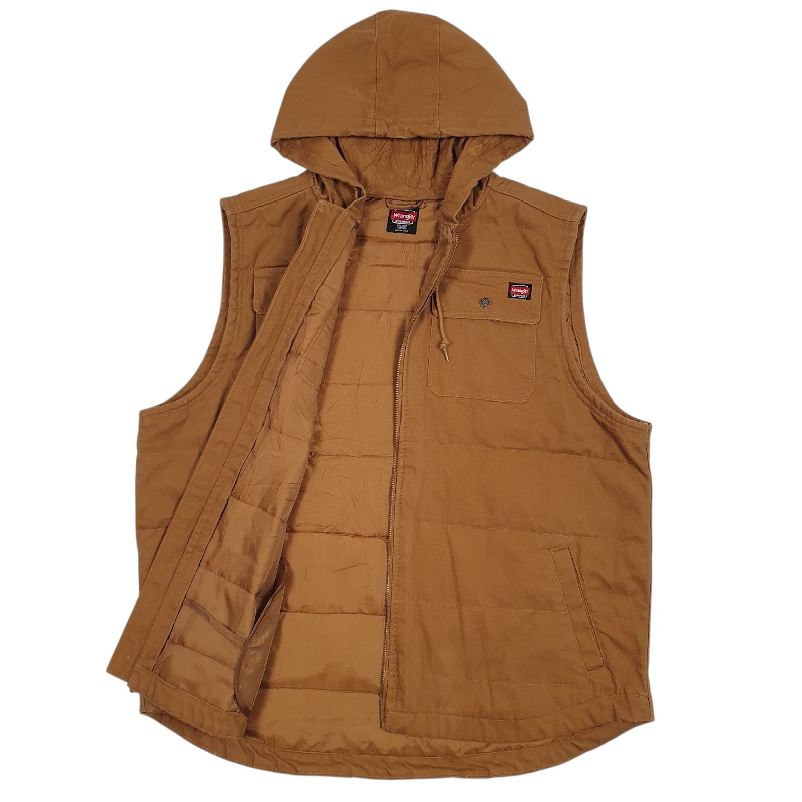 Mens Brown Wrangler Workwear  Coat