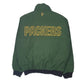 Mens Black Pro Player Vintage 90s Reversable NFL Green Bay Packers  Coat