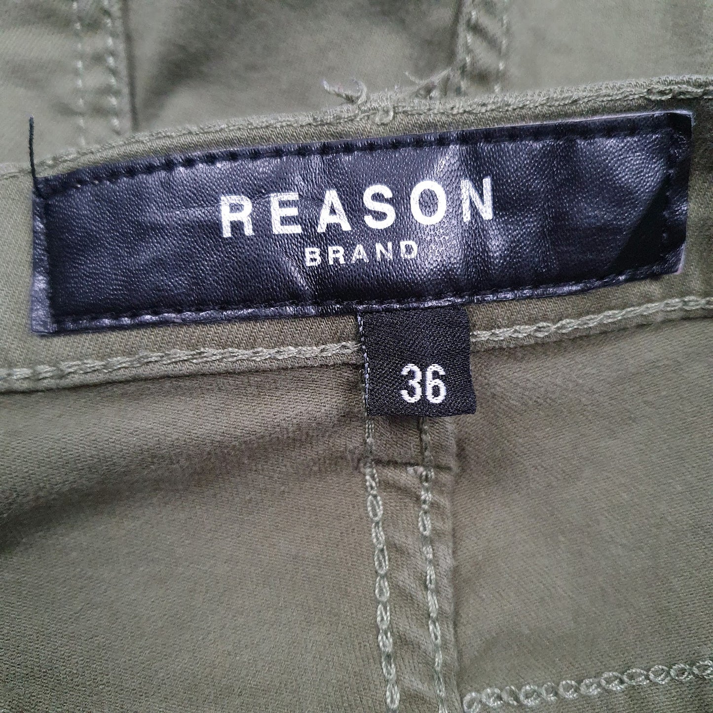 Mens Green Reason  Full Zip Shorts