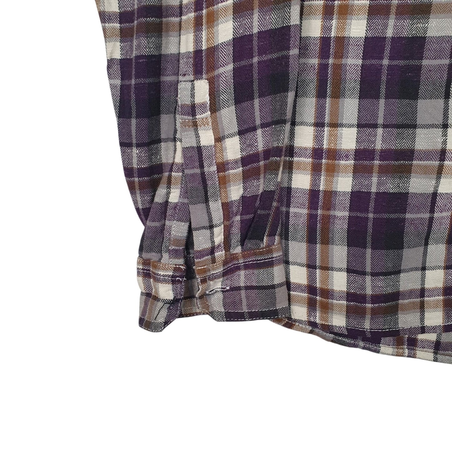 Mens Purple Unbranded Flannel  Shirt
