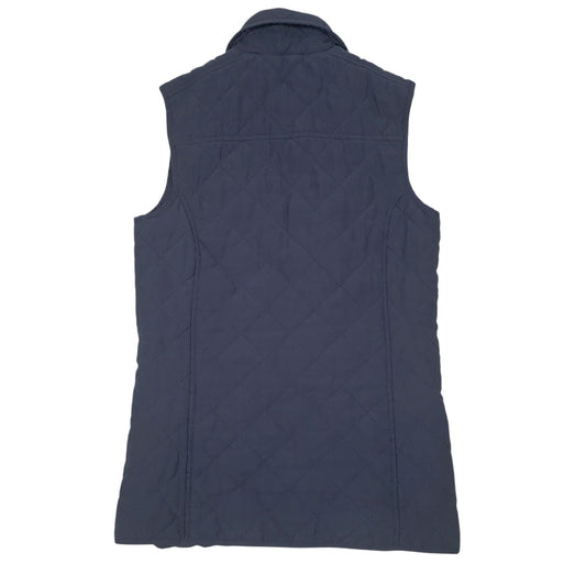Womens Blue Damart Padded Button Up  Coat