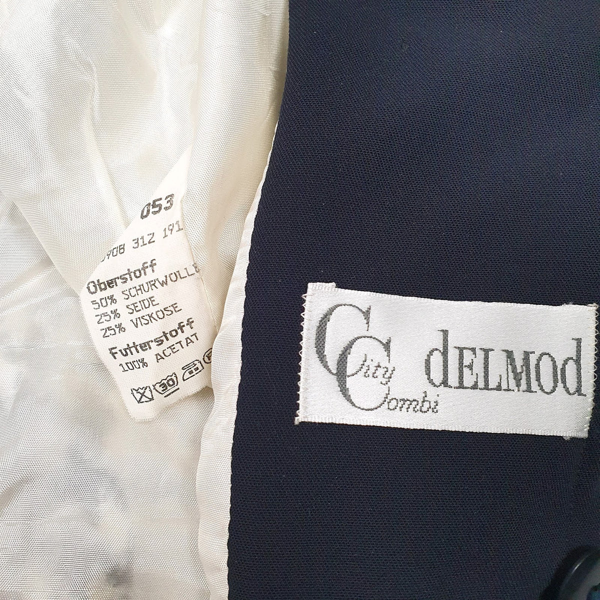 Womens Grey City Combi Delmod Vintage  Coat