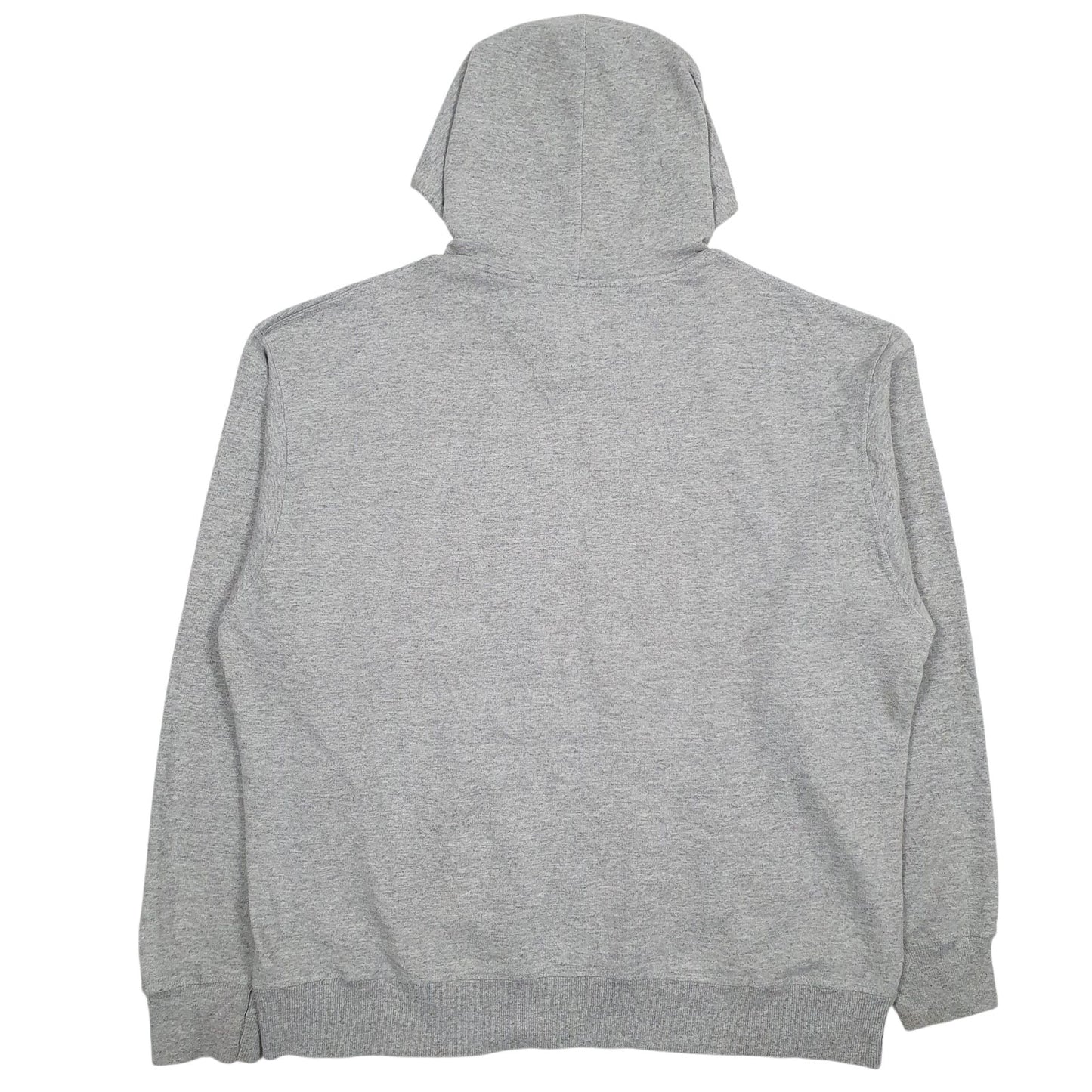 Mens Grey Champion Spellout Hoodie Jumper
