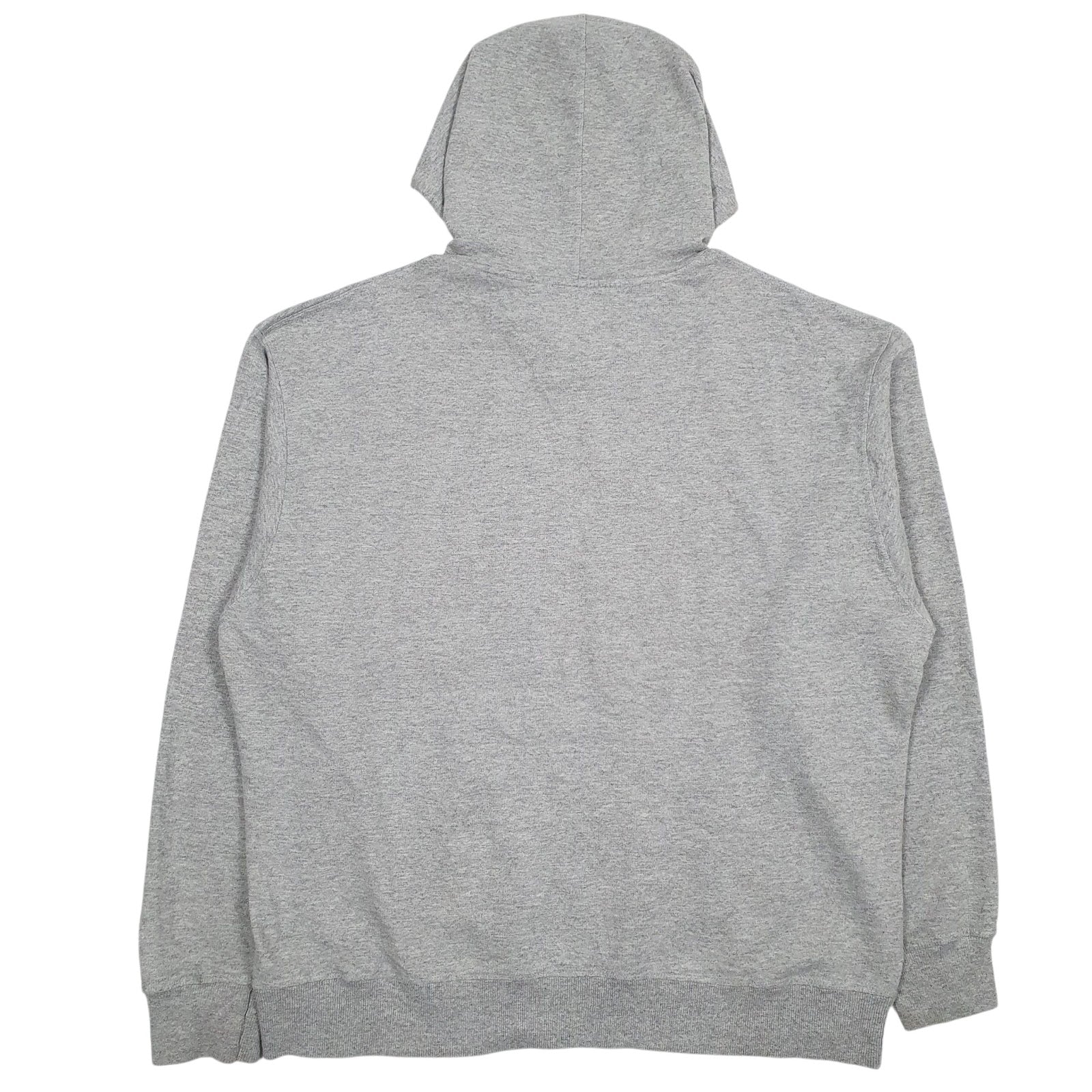 Mens Grey Champion Spellout Hoodie Jumper